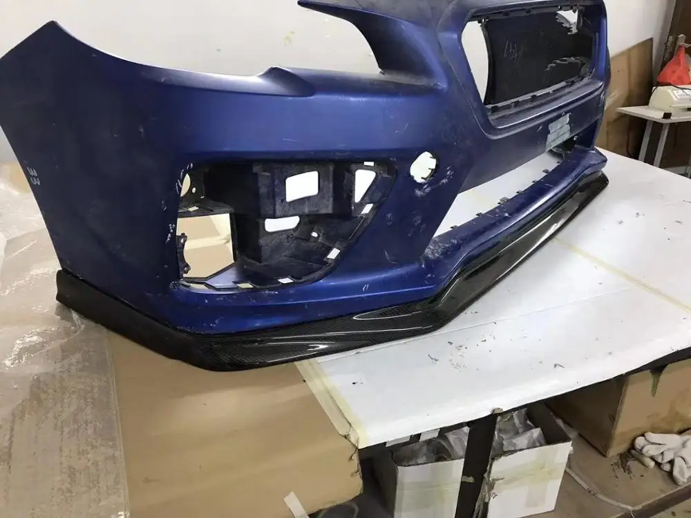 Карбоновая передняя губа для Subaru Impreza VAB VAF STI(-) ZR style FRP передний бампер для губ комплект обрезки части для VAB VAF Racing