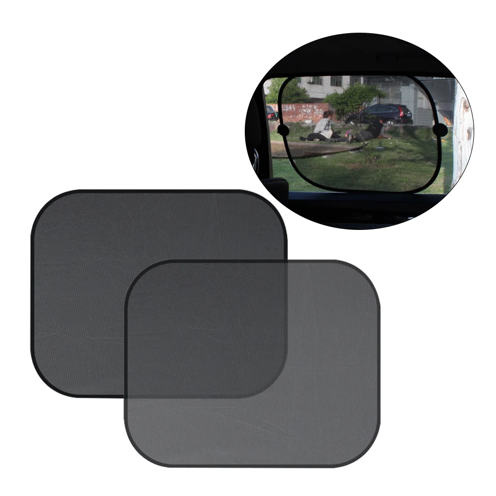 2 шт. козырек Защита от УФ-лучей Стайлинг солнцезащитный боковое окно щит