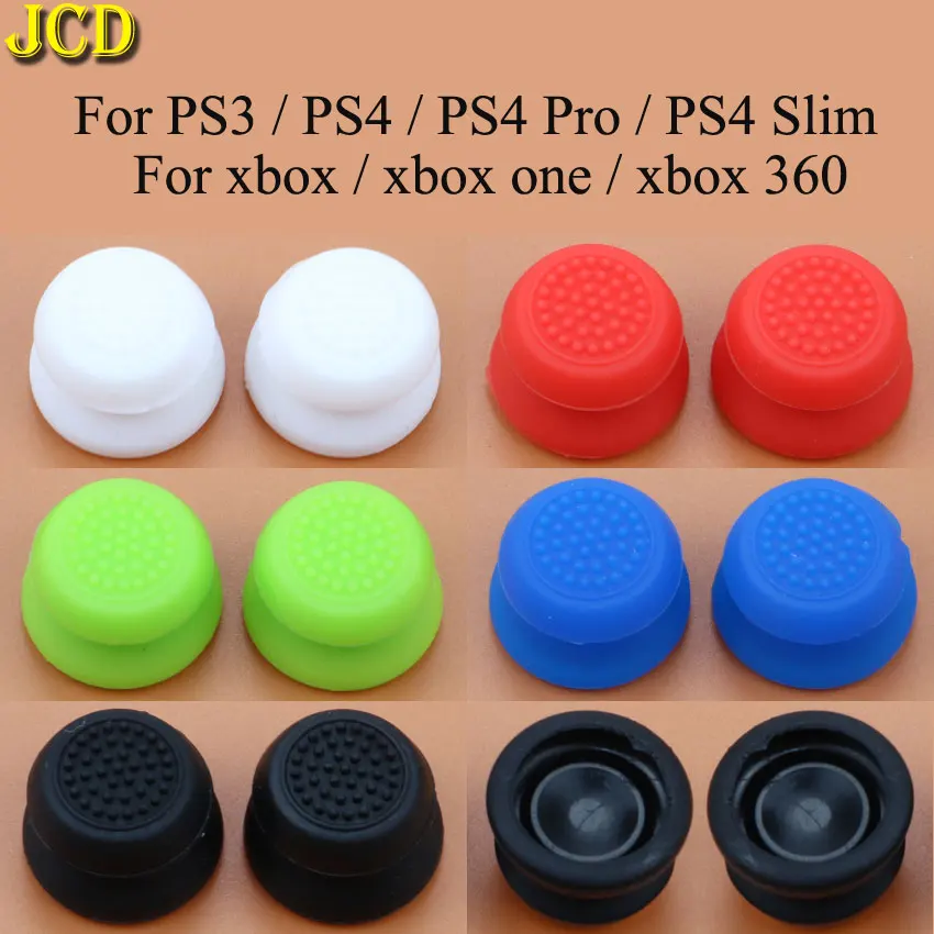 2 шт. Силиконовый Аналоговый колпачок расширителя джойстика для Dualshock 4 PS4 Pro Slim PS3