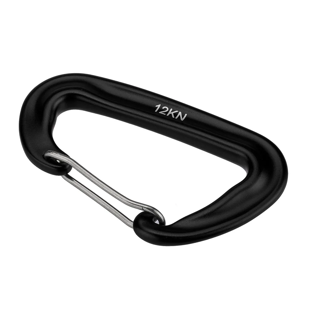 Открытый альпинистский крюк для рюкзака 12KN пружинный зажим брелок Карабин Крюк