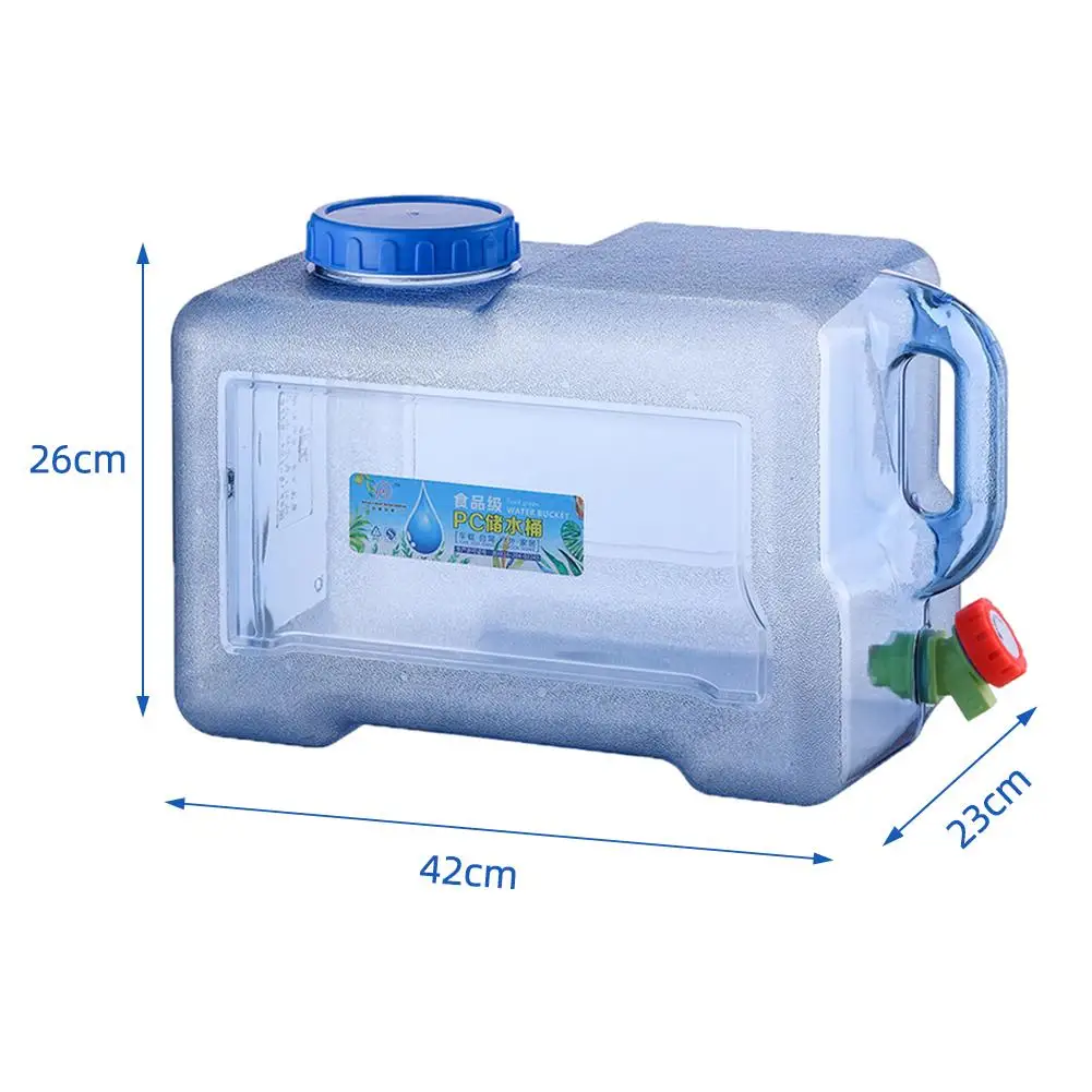 18L открытый автомобиль ведро воды BPA бесплатно многоразовые Пластик бутылка для воды большой Ёмкость резервуар для воды для путешествий
