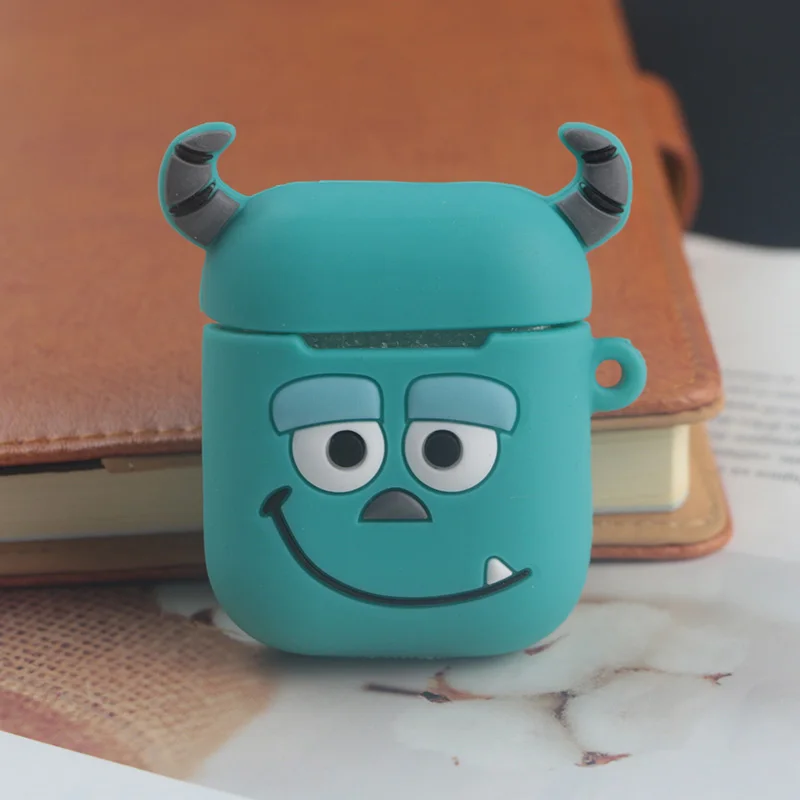Stitch Милый мультяшный чехол для AirPods, противоударный защитный силиконовый чехол для наушников Apple, аксессуары для зарядного устройства - Цвет: Stitch