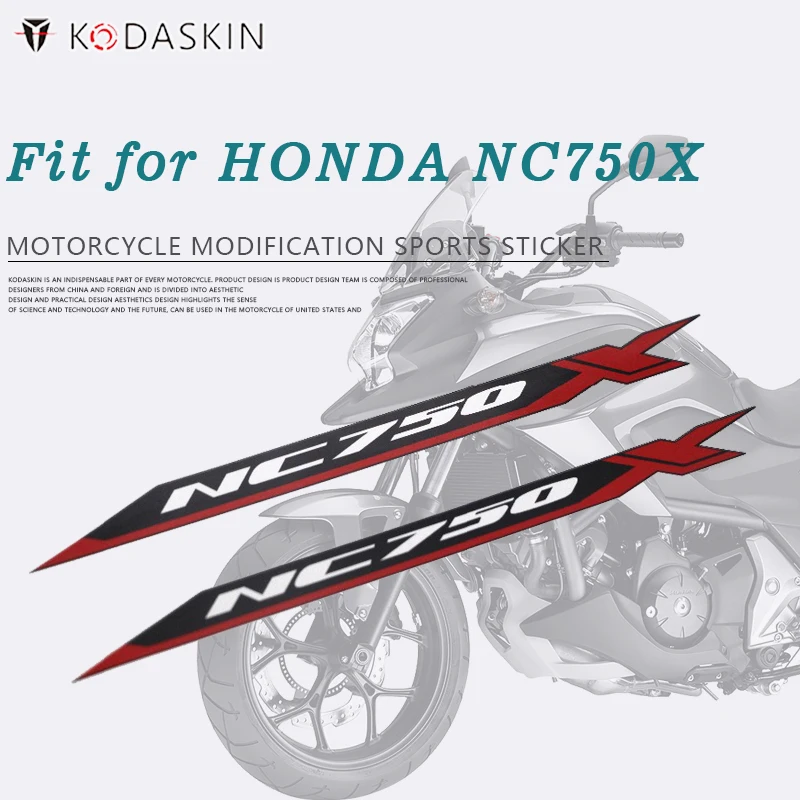 KODASKIN Motorcycle 2D Emblem Sticker Decal for Honda NC750X 2021 2020 accessories