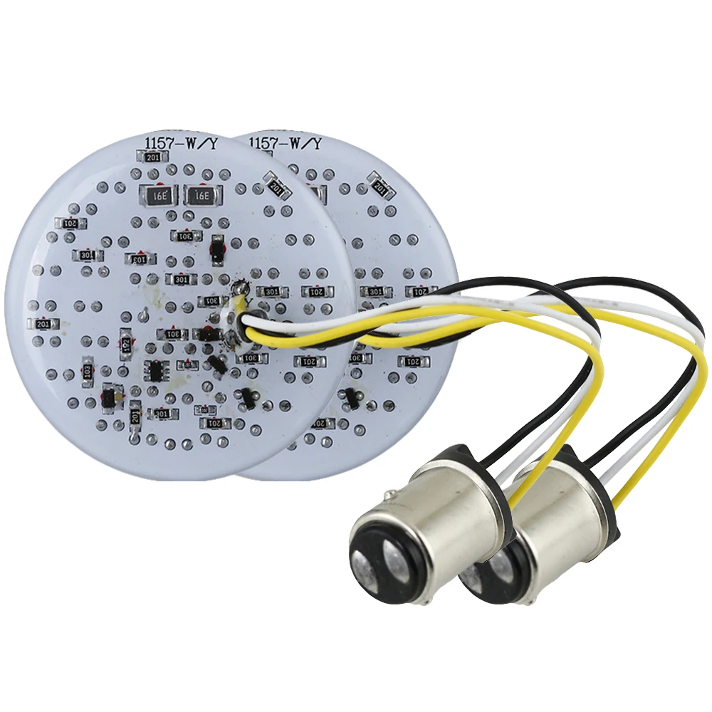 2 шт. Светодиодные поворотники с белыми ходовыми огнями| |