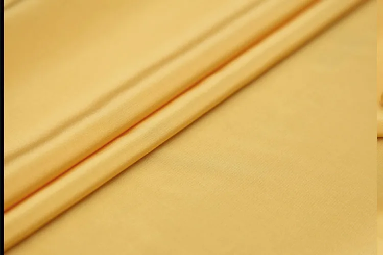 LEO & LIN высококачественная однотонная двойная крепированная шелковая ткань
