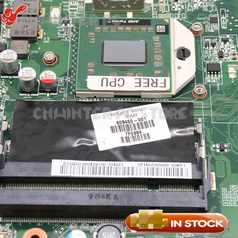 NOKOTION для hp Pavilion DV6-1200 DV6-1000 материнская плата для ноутбука 509450-001 DAUT1AMB6D0 HD4650 DDR2 Бесплатный процессор
