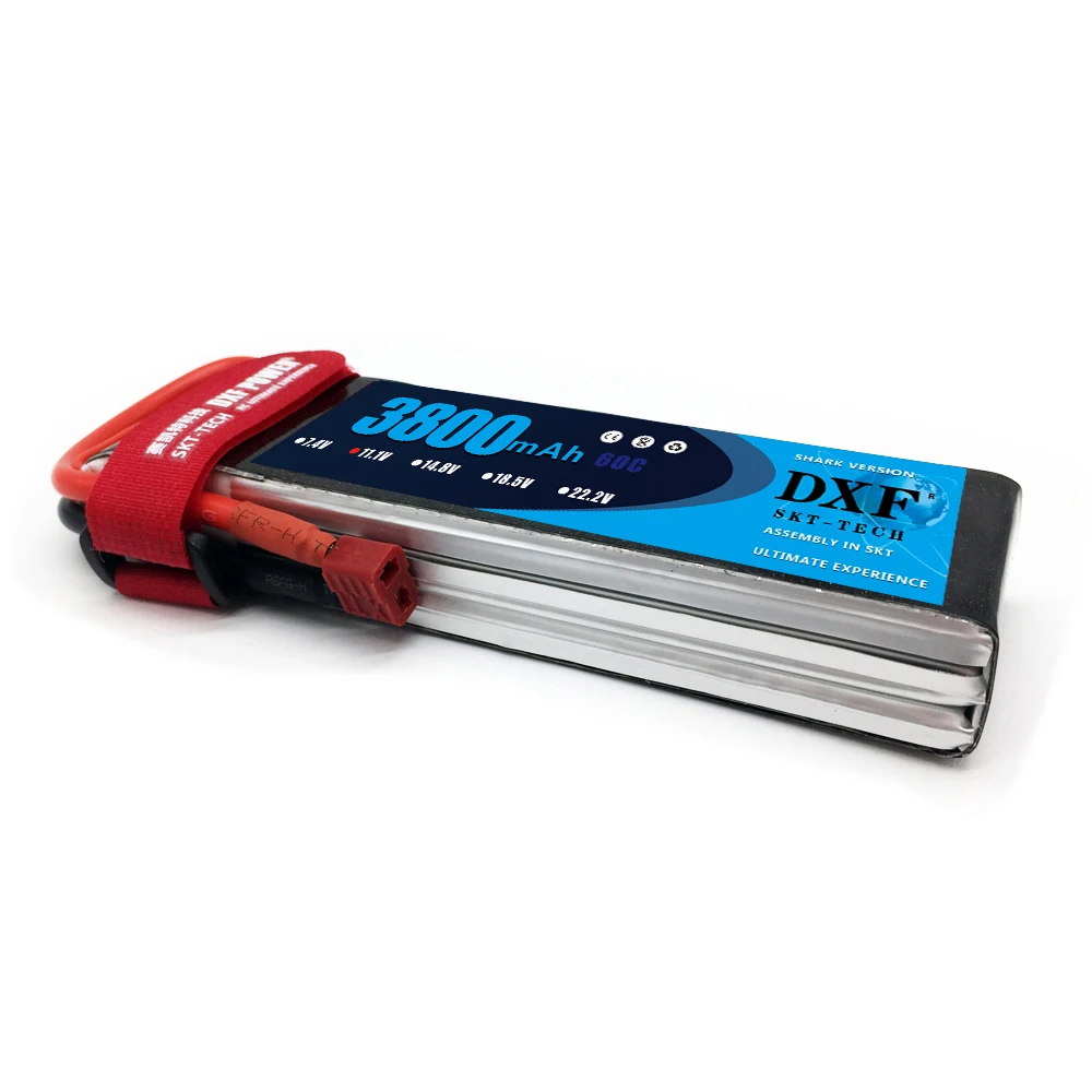 Аккумулятор DXF Lipo 3S 11 в 3800 мАч 60C Max120C 3S1P для моделей вертолета RC литий полимерный