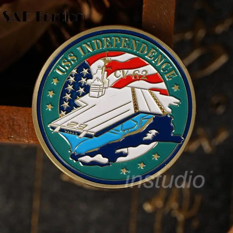 Авианосец ВМС США CV-62 USS Challenge Coin Independence Aircraft Carrier | Дом и сад