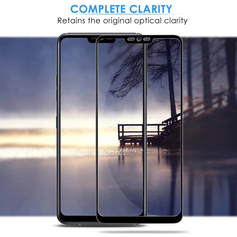2 шт для LG G7 ThinQ Анти взрыв HD полное покрытие закаленное стекло протектор экрана