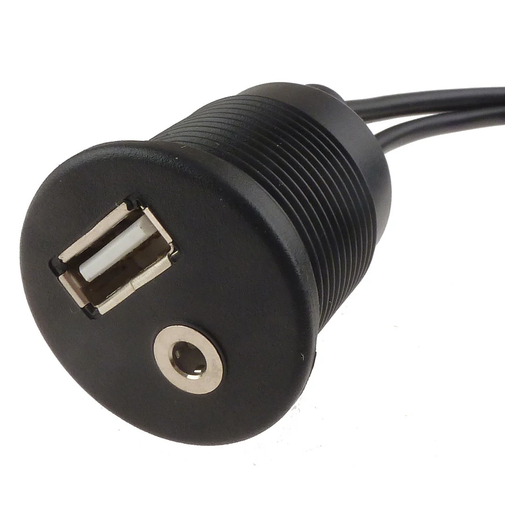 Для приборной панели автомобиля Moto панель скрытого монтажа USB 2 0 3 5 мм M/F AUX