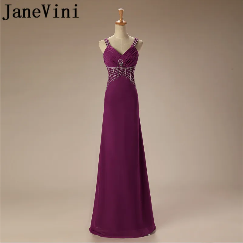 Сексуальное платье в пол для матери невесты ТРАПЕЦИЕВИДНОЕ на бретелях-спагетти