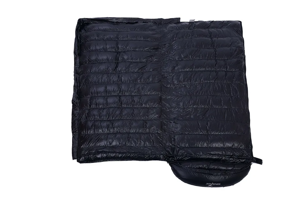 WINGACE Fill, 600 г, 1000 г, утиный пух, спальный мешок для кемпинга, ПУХОВЫЙ, 400 т, нейлоновый, складной, для улицы, походный, Сверхлегкий, спальные мешки для взрослых
