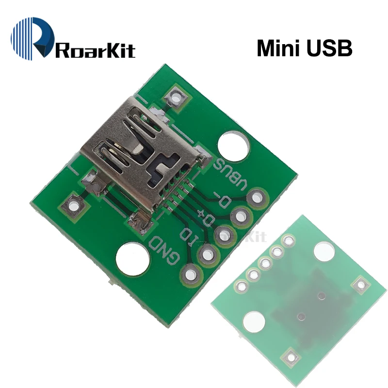 5 шт. USB коннектор папа/мини микро адаптер DIP 2 54 контактный разъем мама B Type C USB2.0 3 0