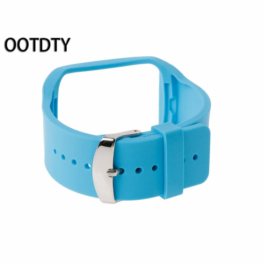 Силиконовый ремешок на запястье для Samsung Galaxy Gear S SM R750 Смарт часы|silicone wrist strap|band
