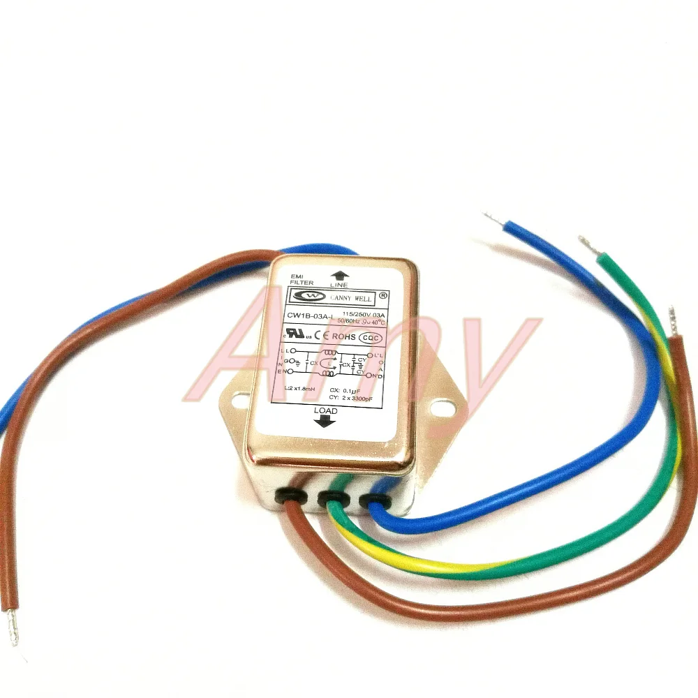 Мощный EMI фильтр для очистки CW1B 3A 6A 10A помехи L однофазный AC 220 в|emi filter|power emi filteremi power