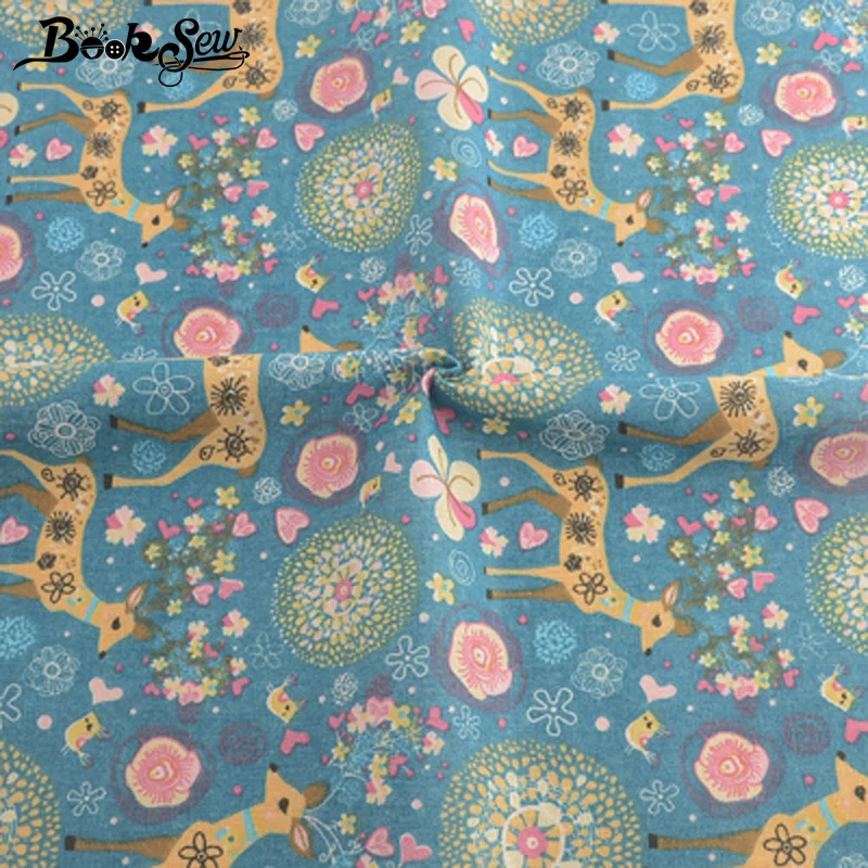 Booksew зеленая африканская анкарская хлопчатобумажная льняная ткань для одежды Tela