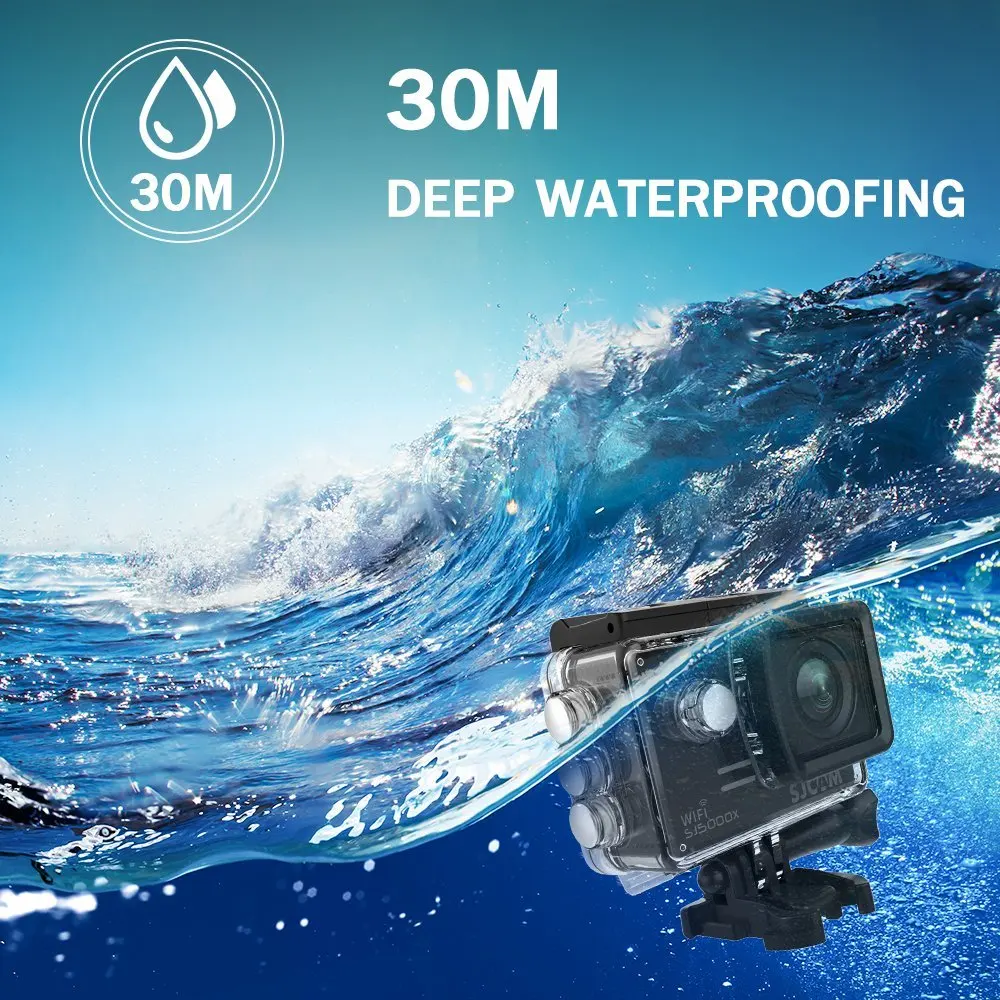 Экшн камера SJCAM SJ5000X Elite Wi Fi 4K 24fps 2K 30fps гироскоп стабилизатор NTK96660