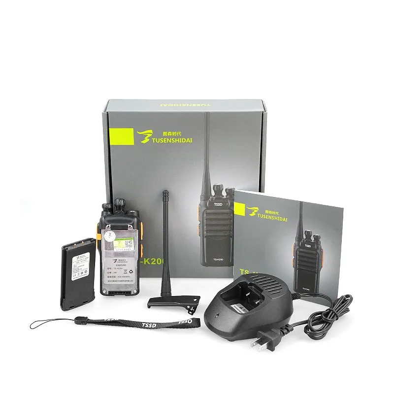 1500 MAH 2 W Прочный Дешевый UHF двухстороннее радио TSSD TS-K200