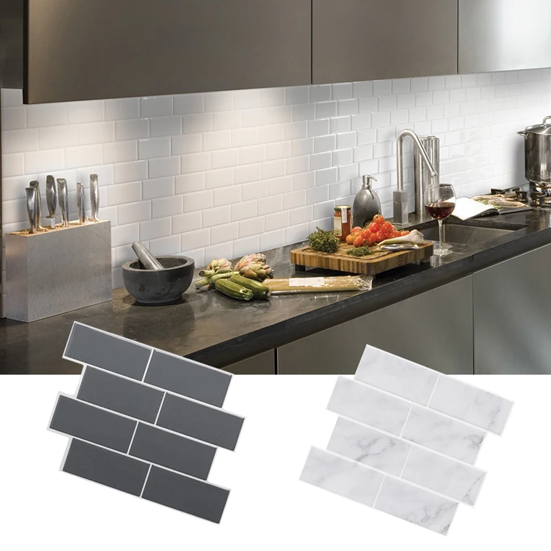 Настенная плитка наклейки Для ванной комнаты Кухня Azulejos Autoadhesivos Cocina пенели Для ванной комнаты