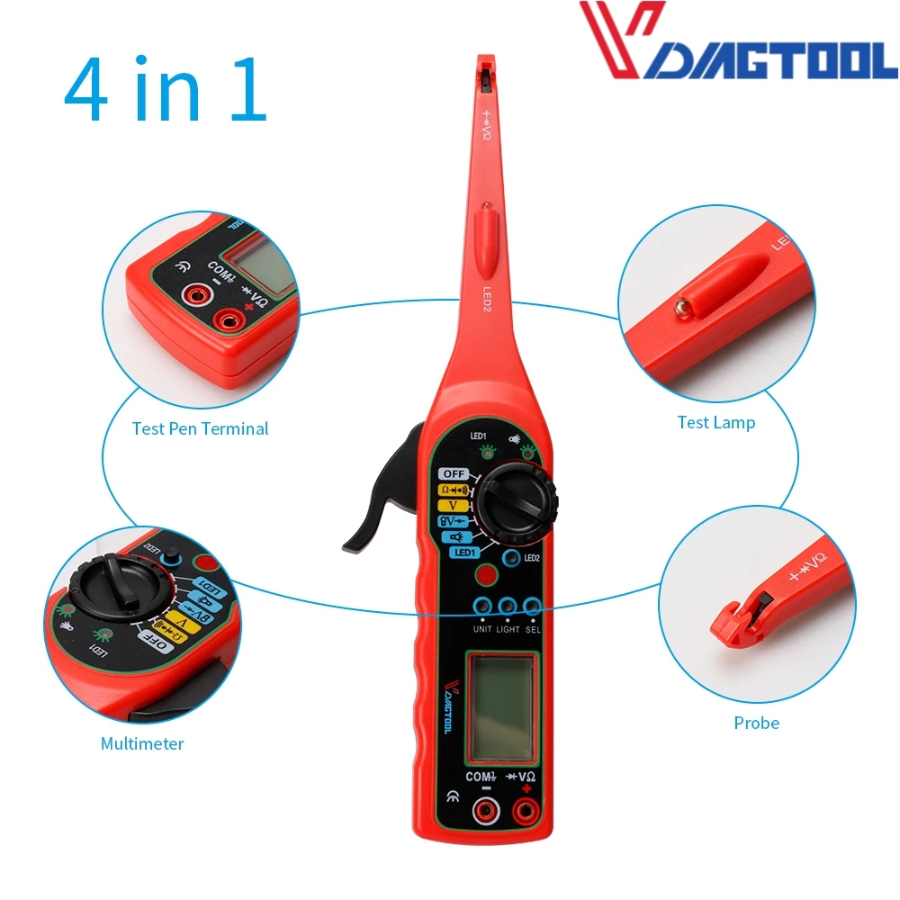 VDIAGTOOL MS8211 Электрический многофункциональный автоматический тестер цепи