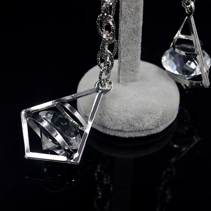 Sunny Jewelry, модное ювелирное изделие, длинные висячие серьги для женщин, высокое качество, циркониевые шипы, вечерние, свадебные, повседневные, подарок