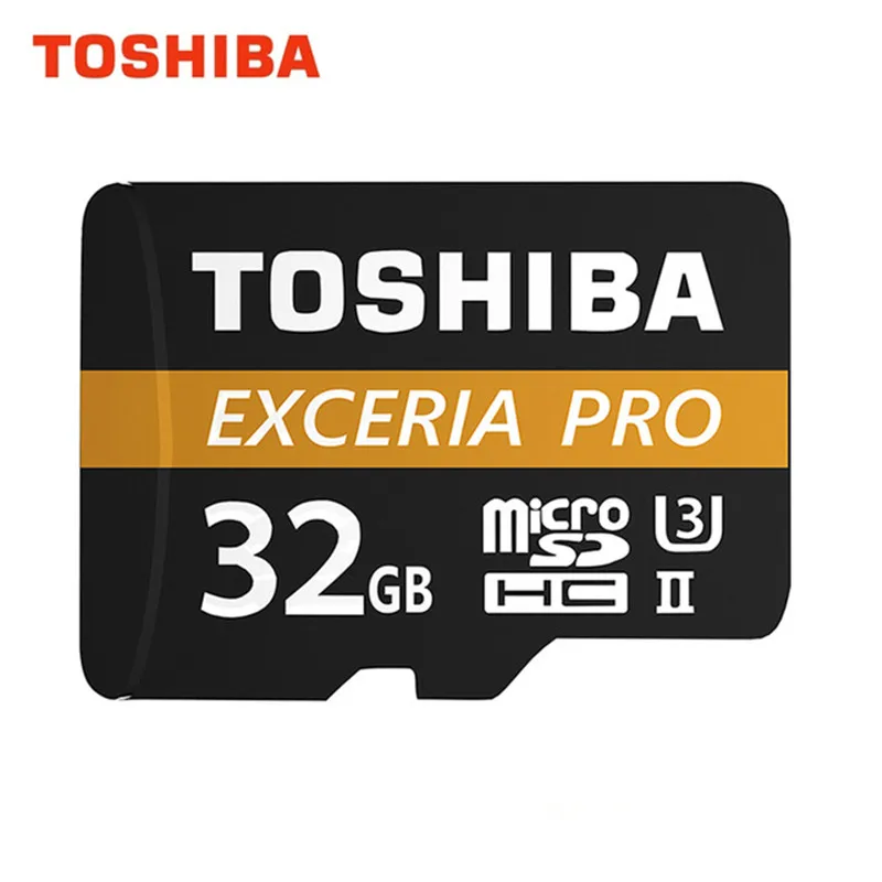 Карта памяти TOSHIBA M501 EXCERIA PRO U3 Micro SD 32 Гб SDHC 64 SDXC UHS II класс 10 4K HD Скорость чтения до 270