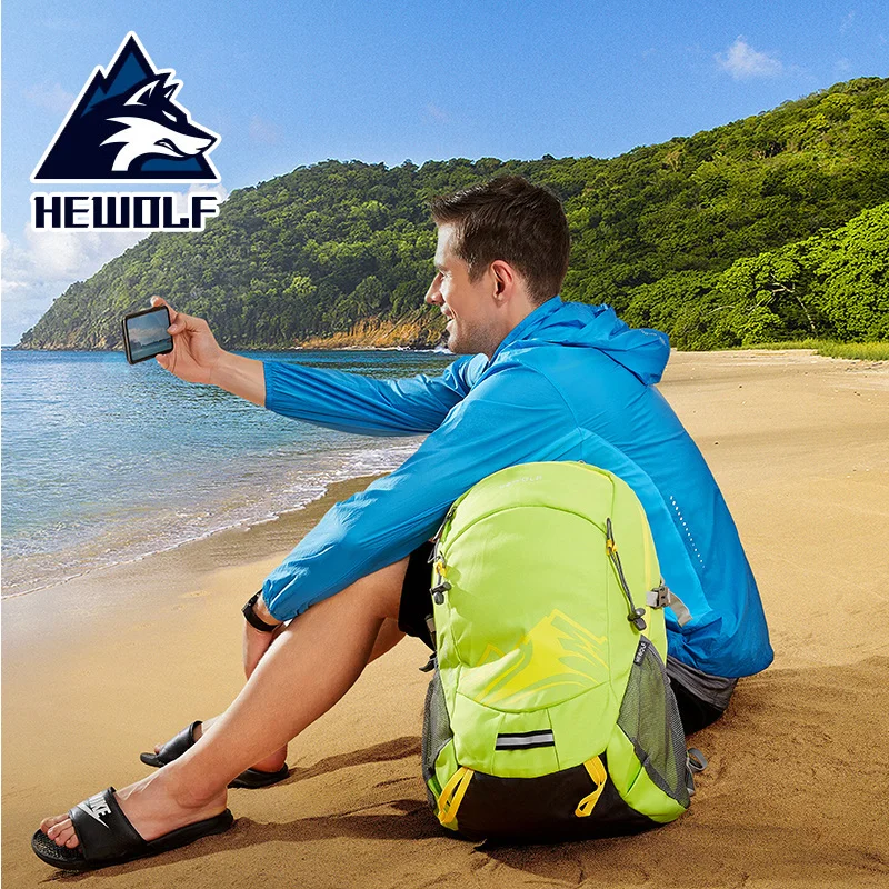 Туристический нейлоновый рюкзак Hewolf для мужчин и женщин водонепроницаемая