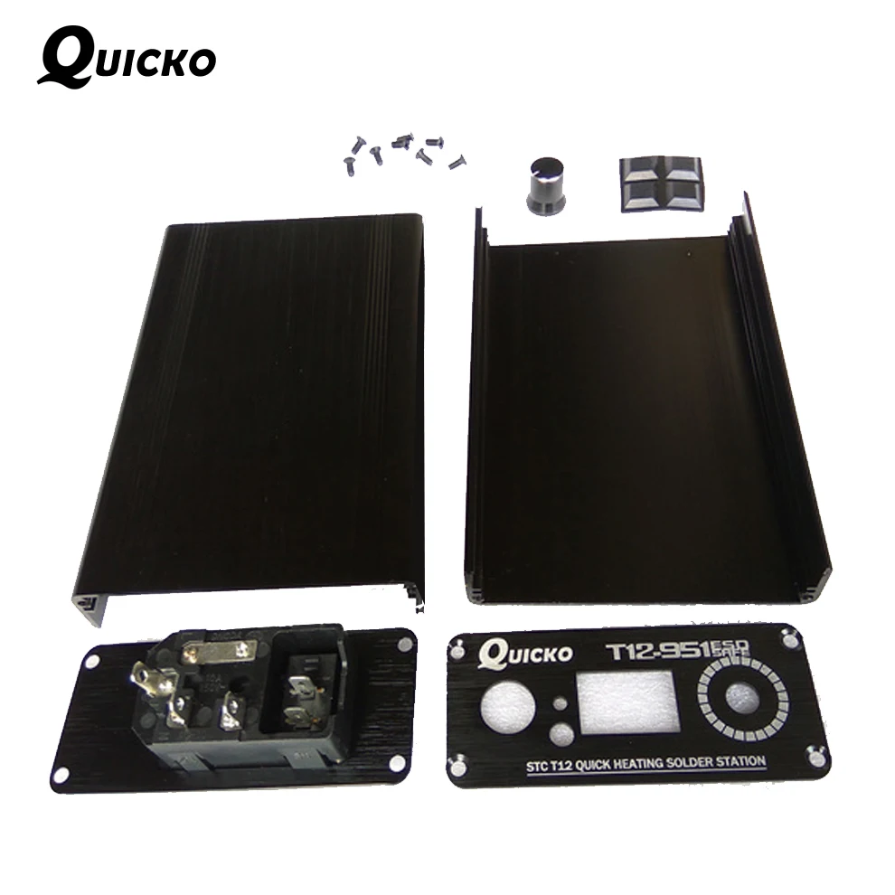 Светодиодсветодиодный цифровая паяльная станция QUICKO STC T12 наборы сделай сам