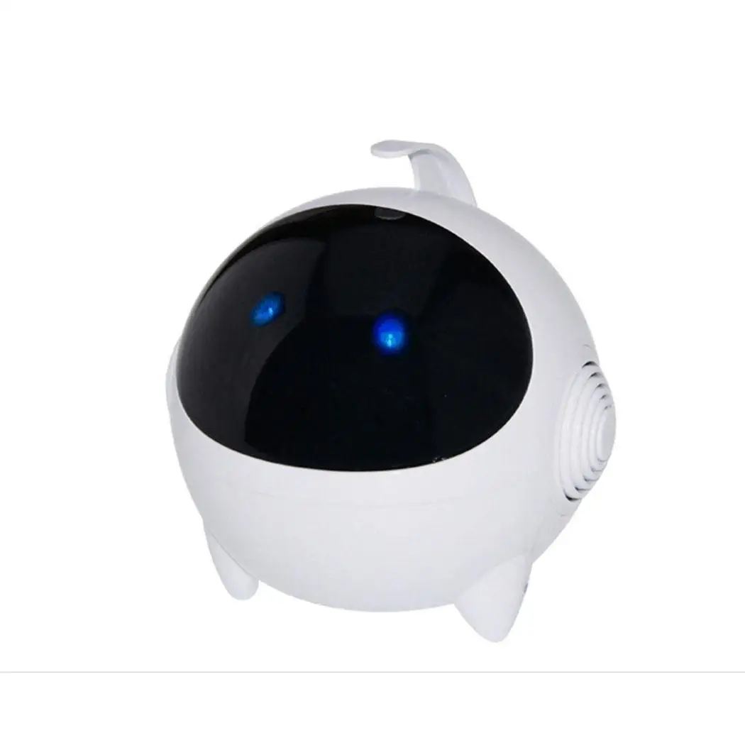 Portable Mini Speaker USB Interface 3.5mm Jack Bass Cute Robot MP3 Audio Player Subwoofer Computer Music Woofer | Электроника