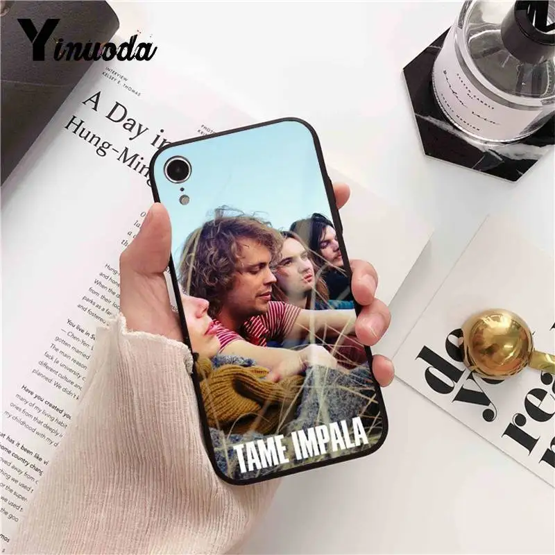 A8 Yinuoda Tame Impala мягкий черный чехол для телефона для iPhone 8 7 6 6S Plus 5 5S SE XR X XS MAX 11 11pro 11promax Coque Shell - Цвет: A8