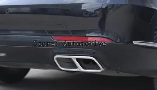 Для Mercedes Benz S Class W222 Coupe R W251 10 17 GL X166 13 15 AMG часть 304 Стальная выхлопная накладка|for