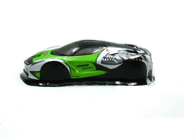 LEKYLUKY 1/10 ПВХ Окрашенный корпус Корпуса для R/C гоночного автомобиля дрифта Ширина: