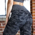 Камуфляжные бесшовные леггинсы с высокой талией, штаны для йоги, леггинсы для тренировок в тренажерном зале, леггинсы для тренировок, леггинсы для ягодиц, спортивные Леггинсы