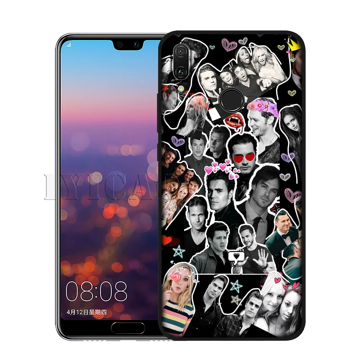 1 IYICAO Дневники вампира Ян сомерхалдер мягкий чехол для huawei P20 Pro P10 P8 P9 Lite Mini P Smart чехол - Цвет: 1