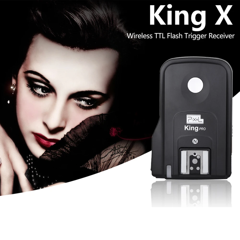 Pixel King X приемник RX 2 4G TTL беспроводной триггер для вспышки Высокоскоростная