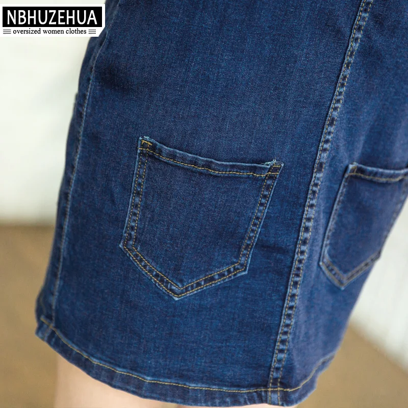 NBHUZEHUA J1765 корейские летние женские джинсовые юбки до колен|ladies jeans skirt|denim skirtjeans skirt