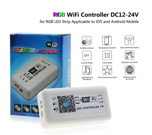 5-10 м 5050 RGB Светодиодная лента + Wifi контроллер от iPhone Android APP Power | Лампы и освещение
