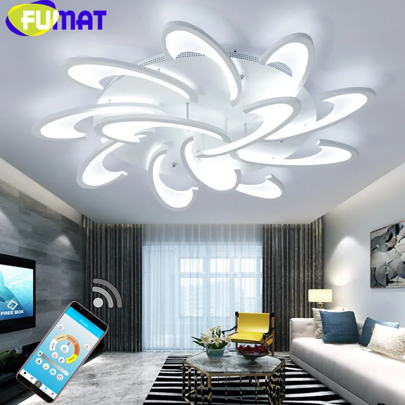 Фумат акриловый Абажур Led люстра для гостиной бар столовая спальня освещение