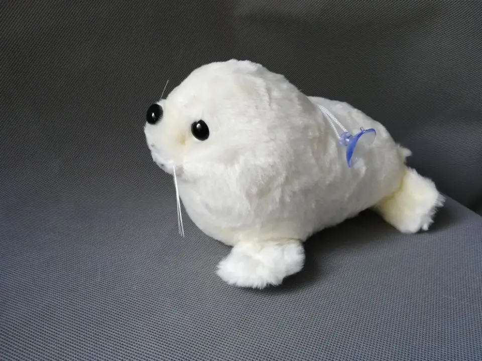 

about 25cm lovely white seal plush toy sea lion soft doll,Christmas gift w1757
