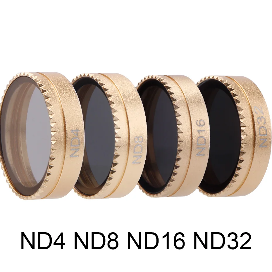 ND4 ND8 ND16 ND32 For MAVIC AIR Aluminum Frame Filter ND 4 8 16 32 UV CPL Polarizing Filters Set For DJI Mavic Air Drone Camera Lens Accessory Kit - Color: ND4 ND8 ND16 ND32