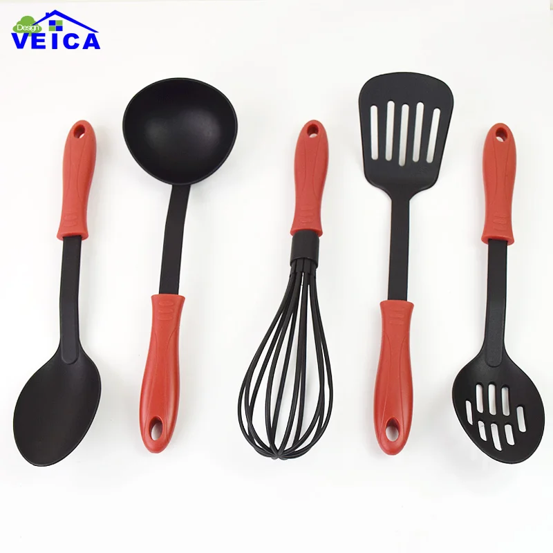 Одобрено FDA 5 шт./лот нейлоновые кухонные инструменты силиконовая кухонная утварь