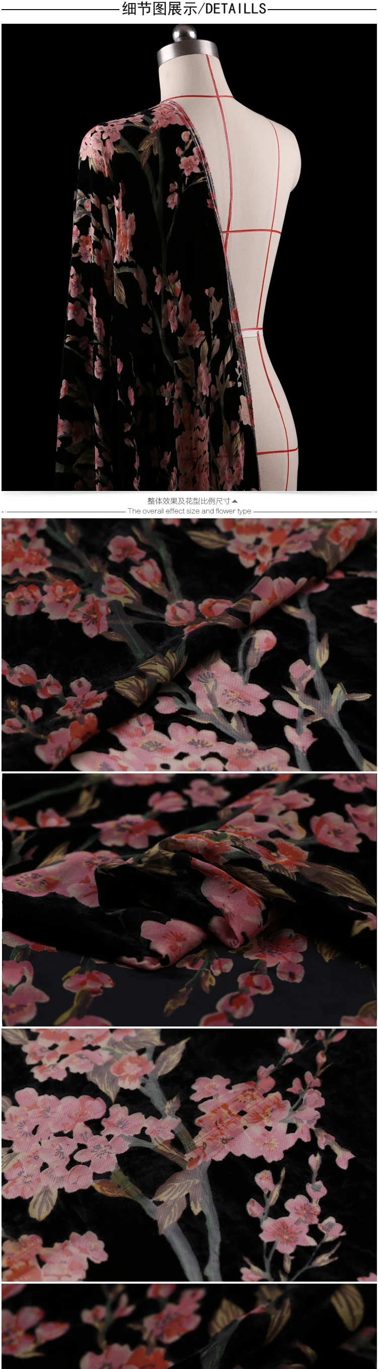 Telas algodon 3d шелковая бархатная ткань цветы tessuto velours thermocollant tissu japonais платье костюм хлопок ткань метр замша ткань трикотаж жаккардовая ткань бархат ткань трикотаж ткань Ткань ткани