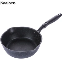 keelorn 20cm maifan stone wok non stick pan frying pans soup pot frying pan multi purpose kitchen pot general use for gas