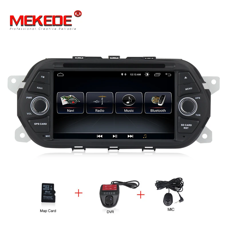 car dvd DVR MEKEDE Android 8,1 автомобильный мультимедийный DVD радио плеер для Fiat Tipo EGEA- с BT Wifi gps навигация аудио радио - Цвет: car dvd DVR