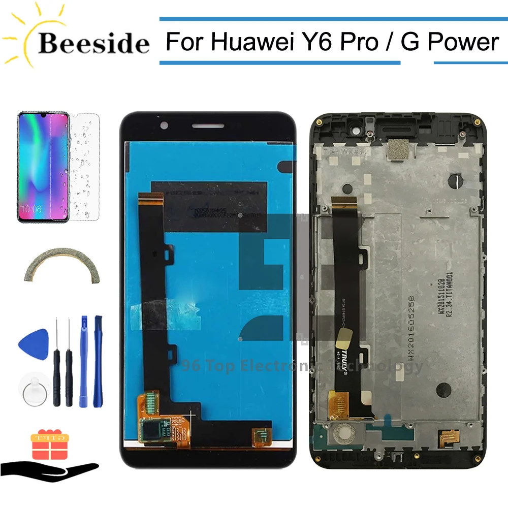 AA + качество ЖК дисплей с рамкой для Huawei Y6 Pro Y6Pro/G Powe TIT AL00 U02 сенсорный экран