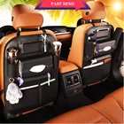 Автомобильная подушка-органайзер, сумка для хранения, чехол на сиденье автомобиля, сумка на заднее сиденье автомобиля, многофункциональный грязеотталкивающий чехол на сиденье