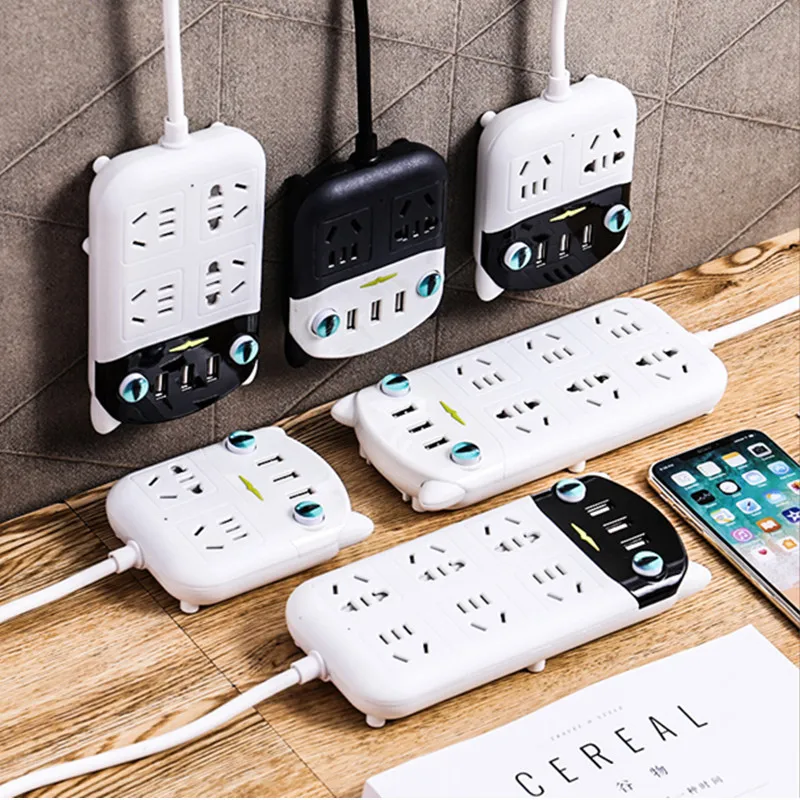 Многофункциональная настенная розетка с несколькими разъемами USB умная для дома