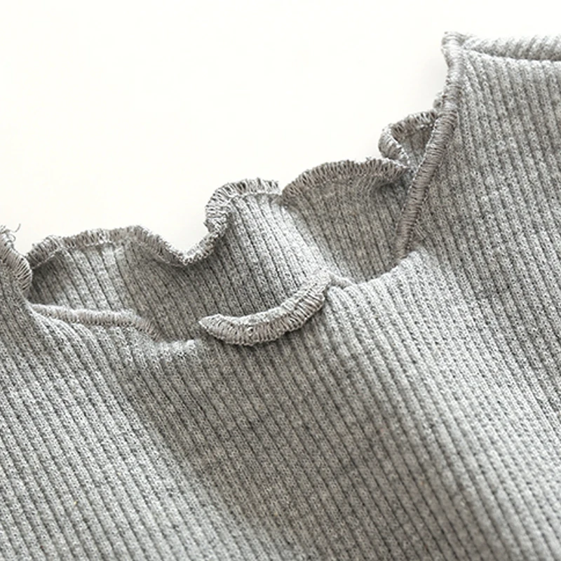 Комплект одежды для девочек Новинка Сезон осень зима Вязаный свитер с круглой