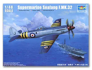Модель Trumpeter 1/48 масштаб 02851 супер серый Сокол псевдорабис F.Mk.32 истребитель |
