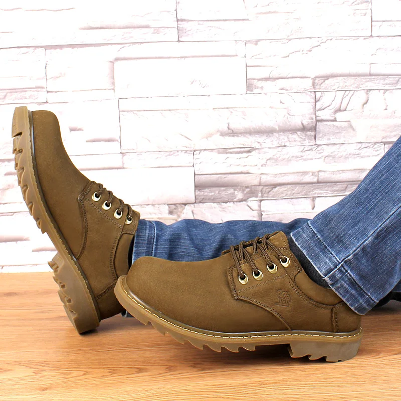 NORTHMARCH Fashion Men Shoes Genuine Leather Comfortable Waterproof Casual Lace-Up Breathable Work Footwear | Обувь